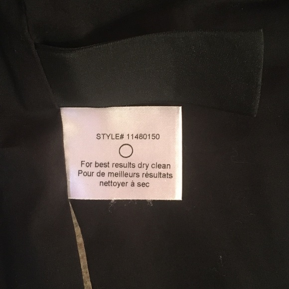 {CLUB MONACO} Striped Brown Navy Blazer Sz 6 - Picture 6 of 7